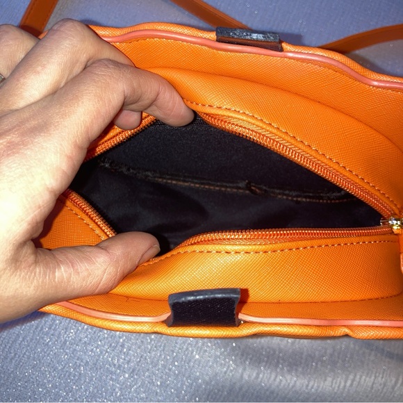 Orange Pumpkin Jack-O-Lantern Crossbody Bag - Picture 5 of 5